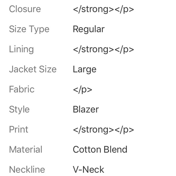 3.1 PHILLIP LIM (TARGET) DARK BLUE 2 BUTTON BLAZER - Picture 7 of 8